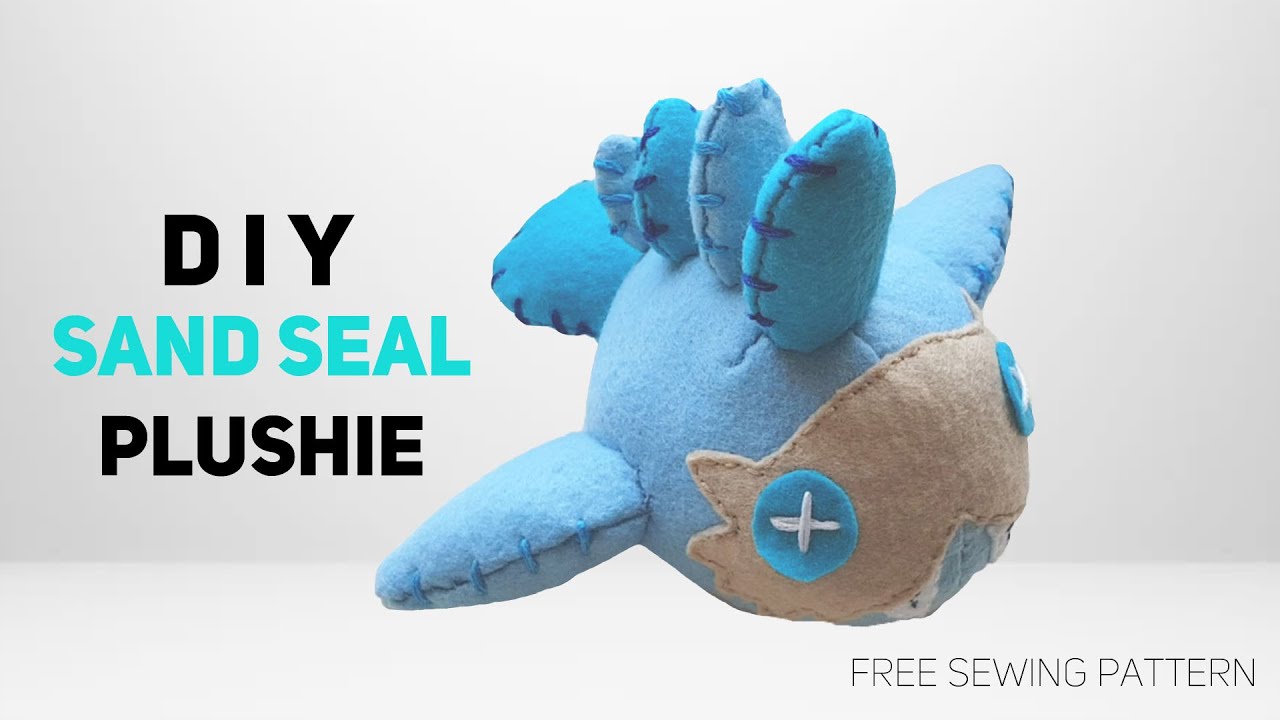 How to Make a BOTW Sand Seal Plushie [Free Pattern]