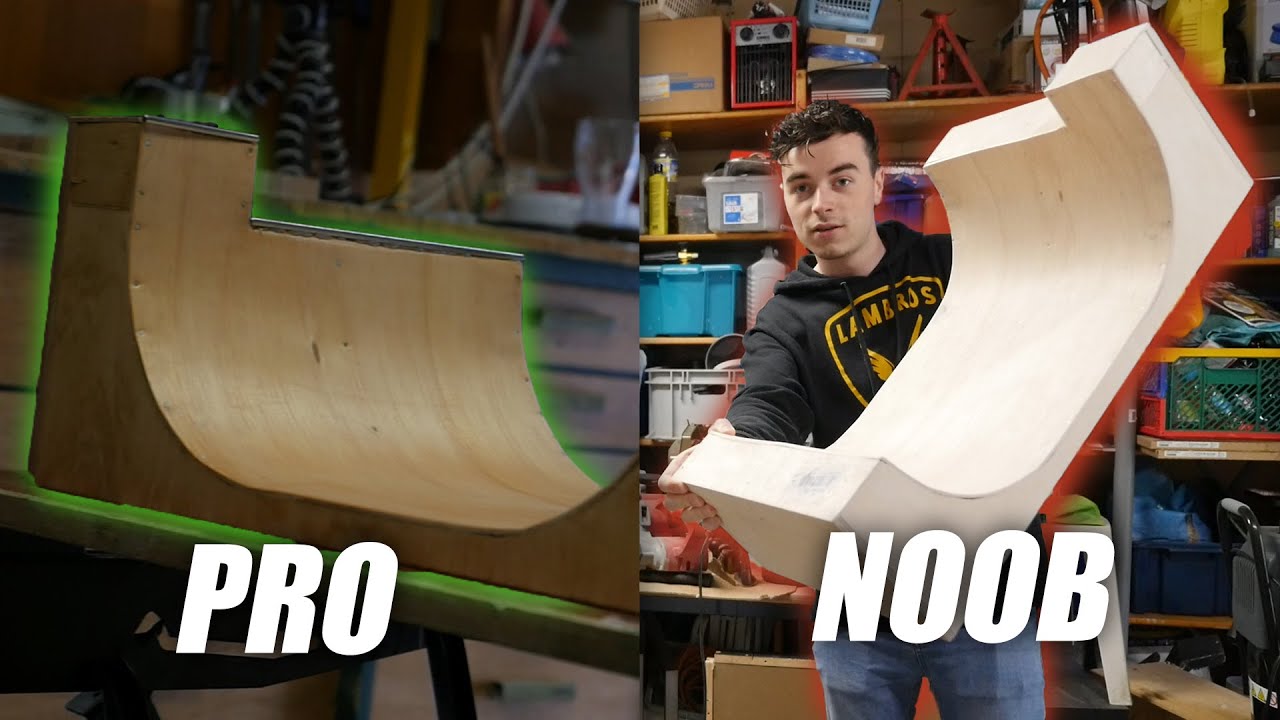 Hoe maak je een fingerboard halfpipe PROFESSIONEEL?