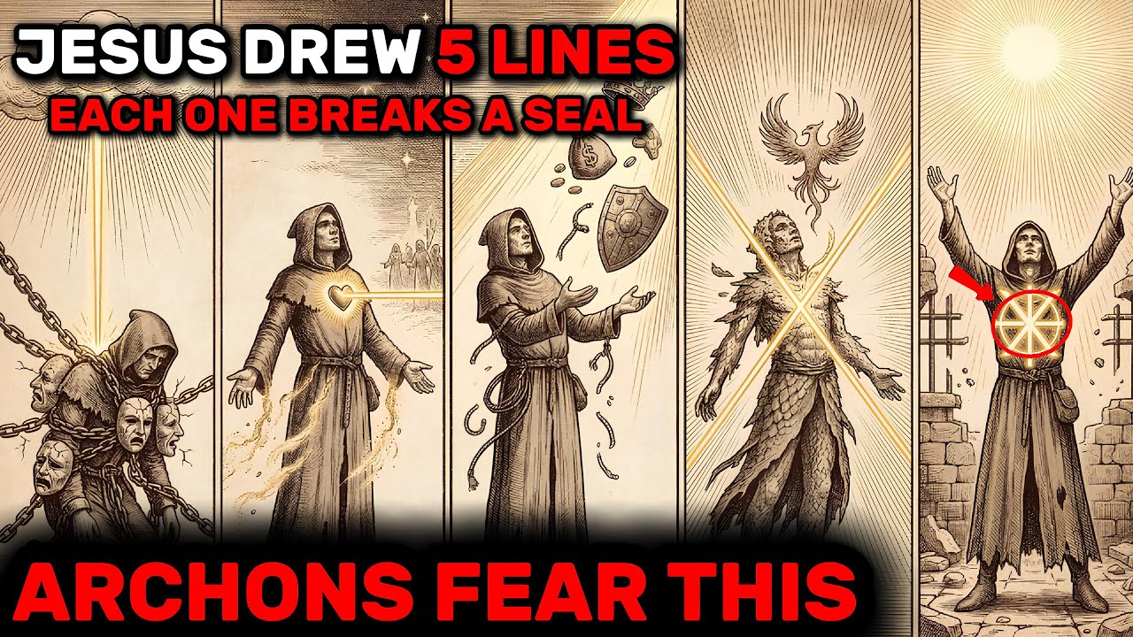 Jesus Drew 5 Lines On The Ground That Night — Each One Breaks An Archon Seal