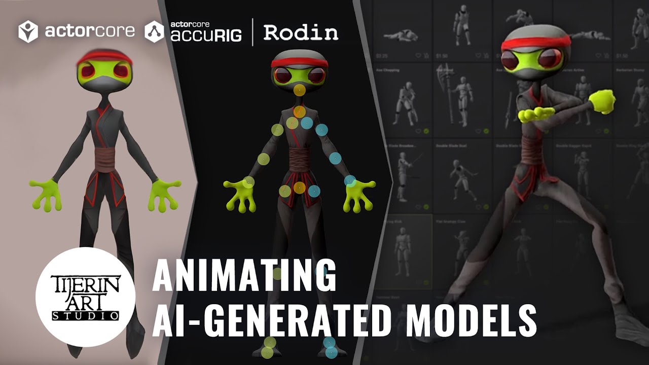 Animating AI-Generated Models: A Step-by-Step Guide | ActorCore AccuRIG