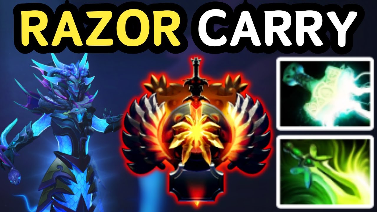 🔥 RAZOR CARRY IS TOO FAST, TOO ELECTRIFYING | DOTA 2 🔥