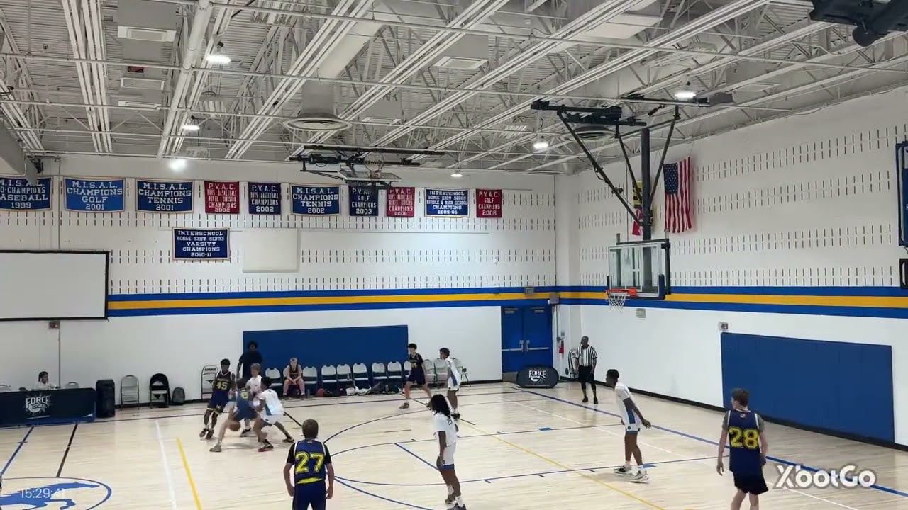 DC Blue Devils 8th grade (Mega/ Navy) vs Tru 2 form in JV Division of Force One 9/28/05 Part 2