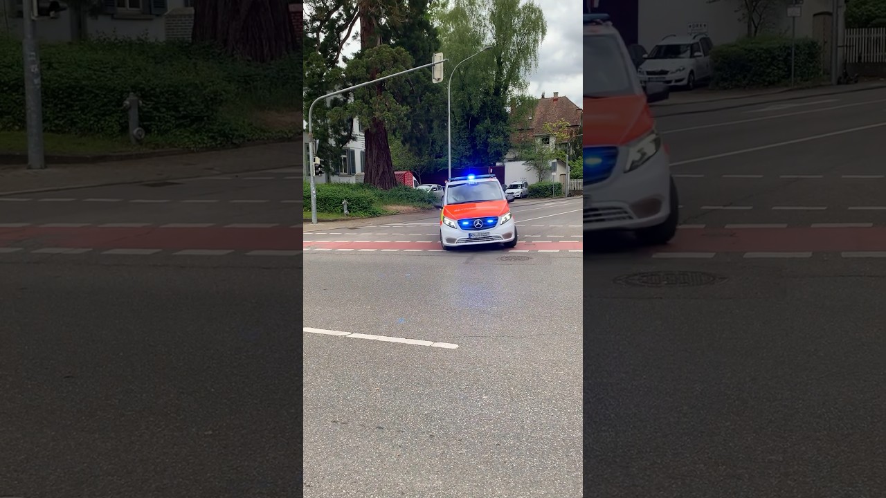 NEF Konstanz Einsatzfahrt mit Hornwechsel Pressluft 9.5.23