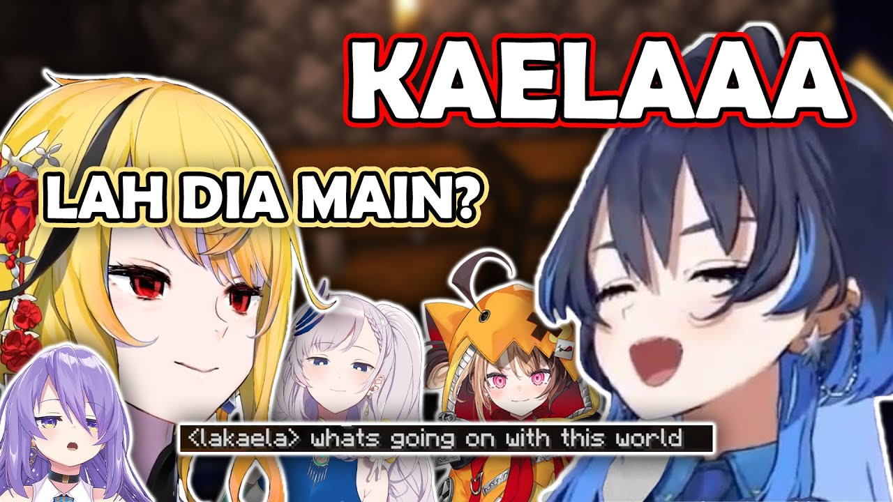 Kronii Ngakak Lihat Reaksi Para Member Waktu Kaela Login Minecraft | Hololive Clip