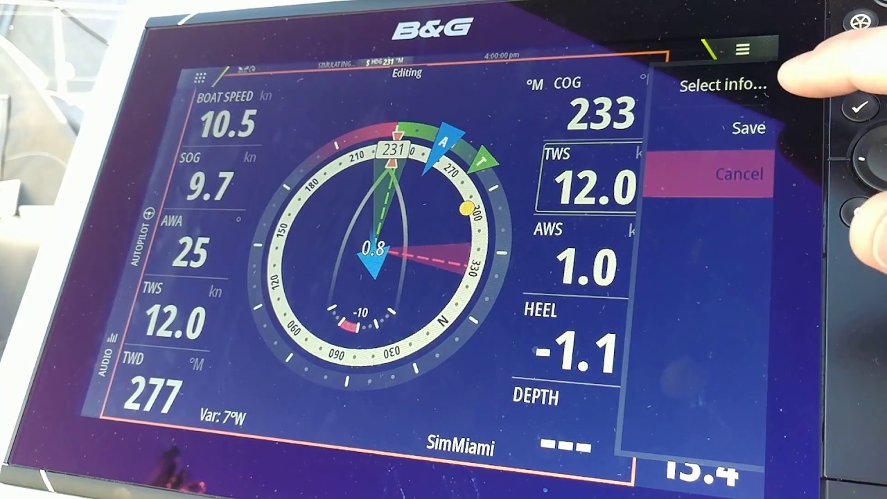 B&G's Award Winning Sailsteer!