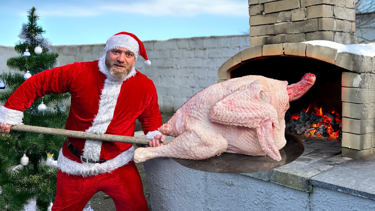 I Roasted Turkey in the Oven for a Cozy New Year Dinner!🍗🔥