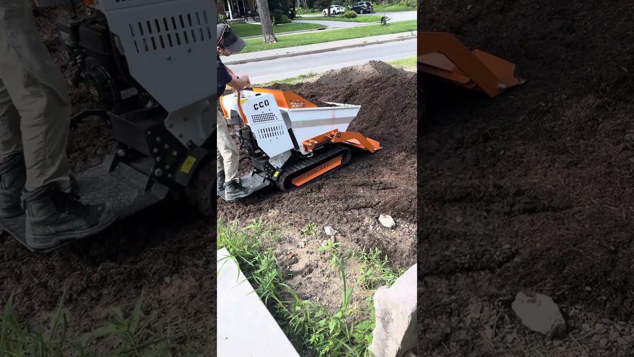 Landhero Self Loading Mini Dumper in Action