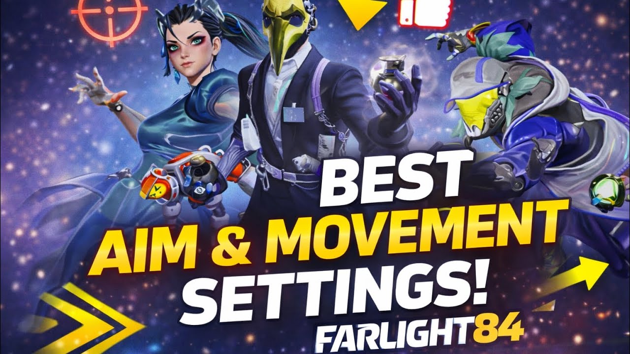 Secret Aim & Movement Settings Pros Use in Farlight 84