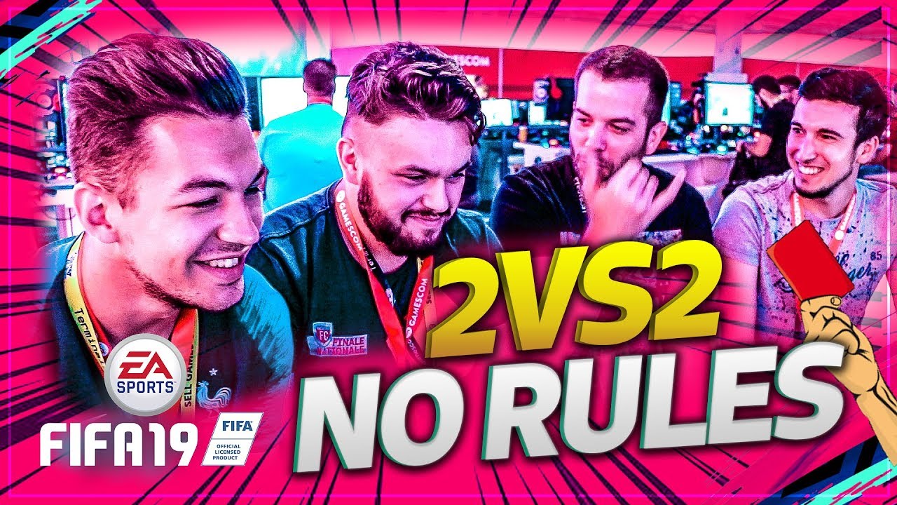 FIFA 19 - 2VS2 SANS RÈGLES AVEC ROCKY PSYKO17 & XAVIER