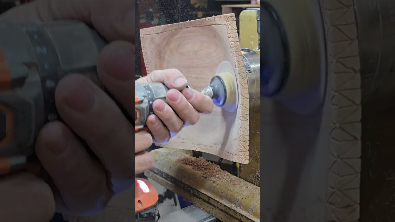 Finishing a square bowl 