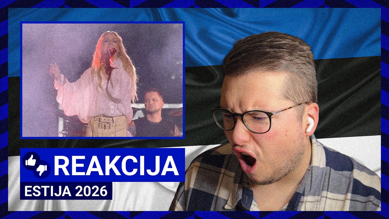 Estija... ką tu padarei?! | Eurovizija 2026 reakcija | Vanilla Ninja – Too Epic To Be True