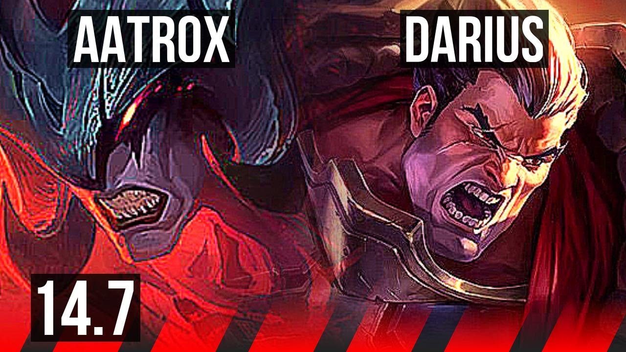 AATROX vs DARIUS (TOP) | Legendary, 400+ games | KR Master | 14.7