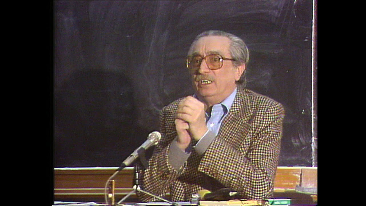 Joan Fuster dona una classe i fa l'oposició per a catedràtic