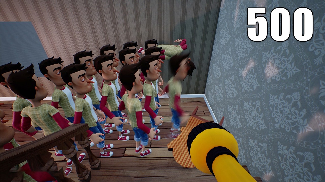 Hello Neighbor but with 500 Nicky