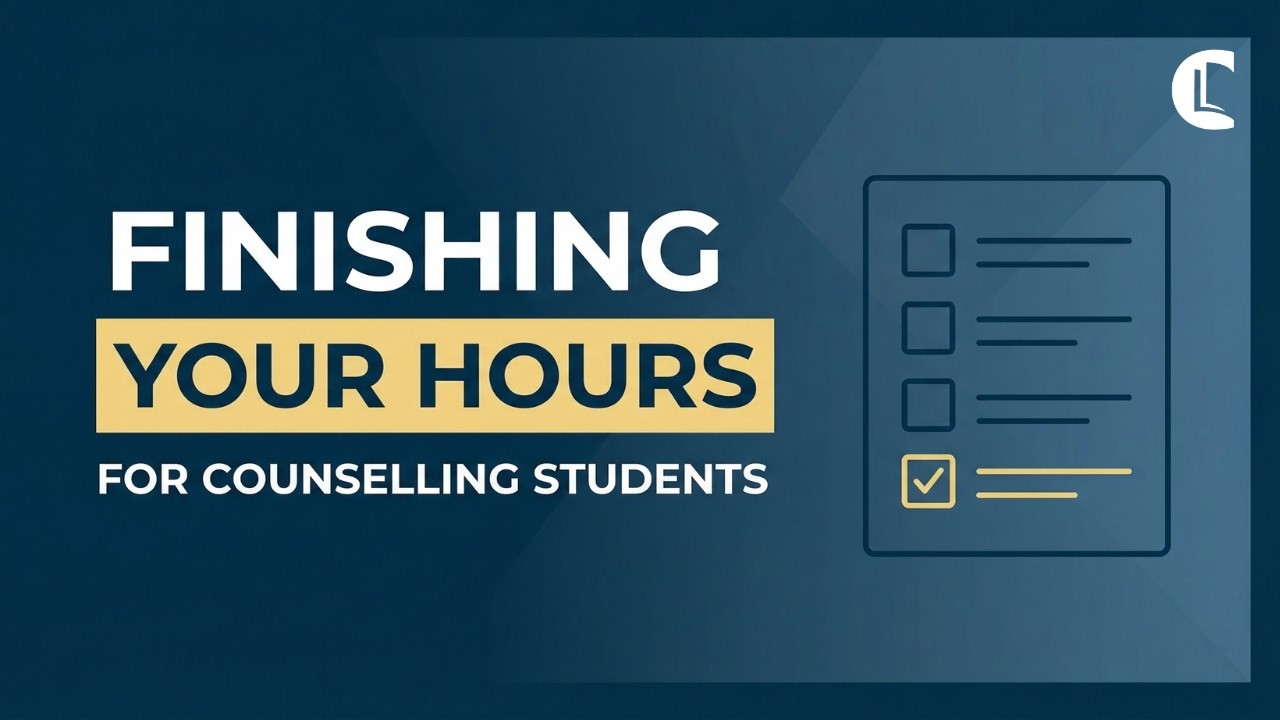 Counselling Hours Not Complete After Training?