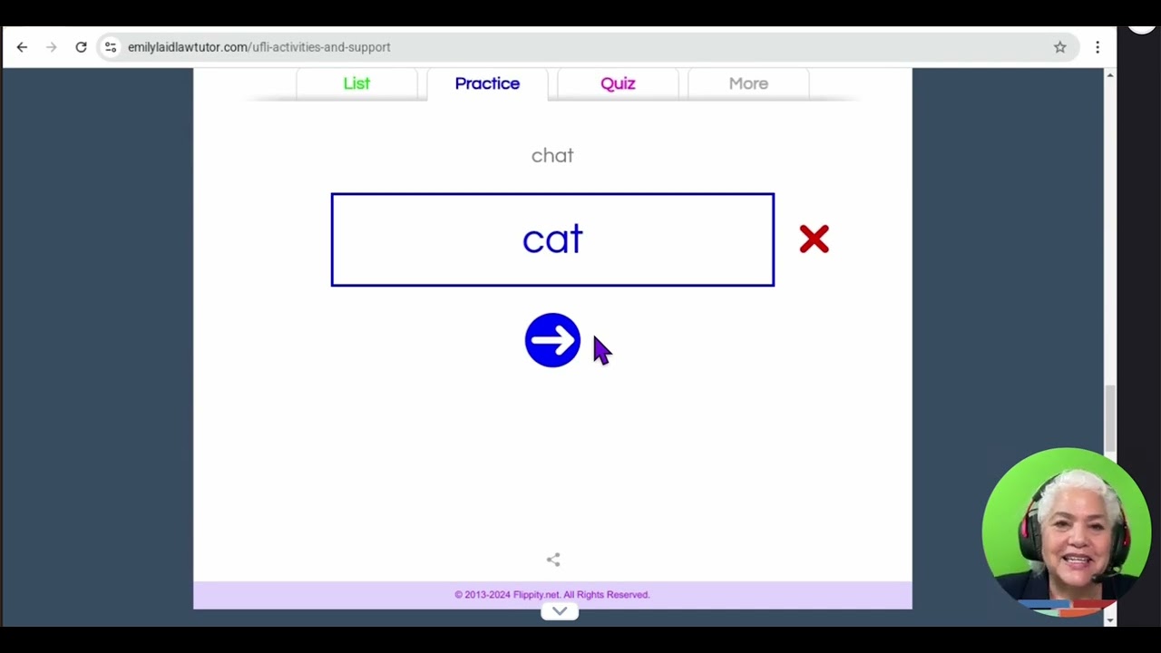 Spelling Practice for UFLI concepts