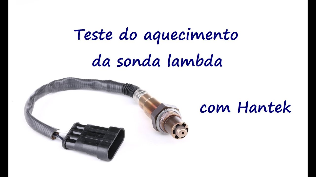 Sonda Lambda, teste do aquecimento, com Hantek