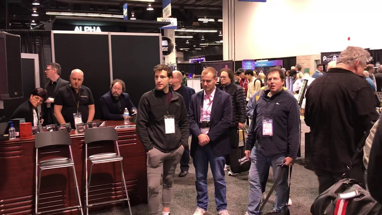 Hammond SKX Namm 2020 Andreas Hellkvist Pascal Lanslots Hammond XK5