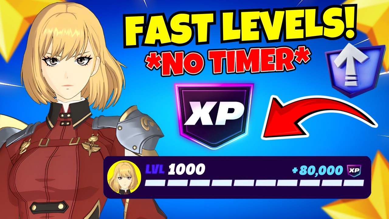 New FAST AFK Fortnite XP GLITCH MAP to Help LEVEL UP FAST in Chapter 7 Season 1!