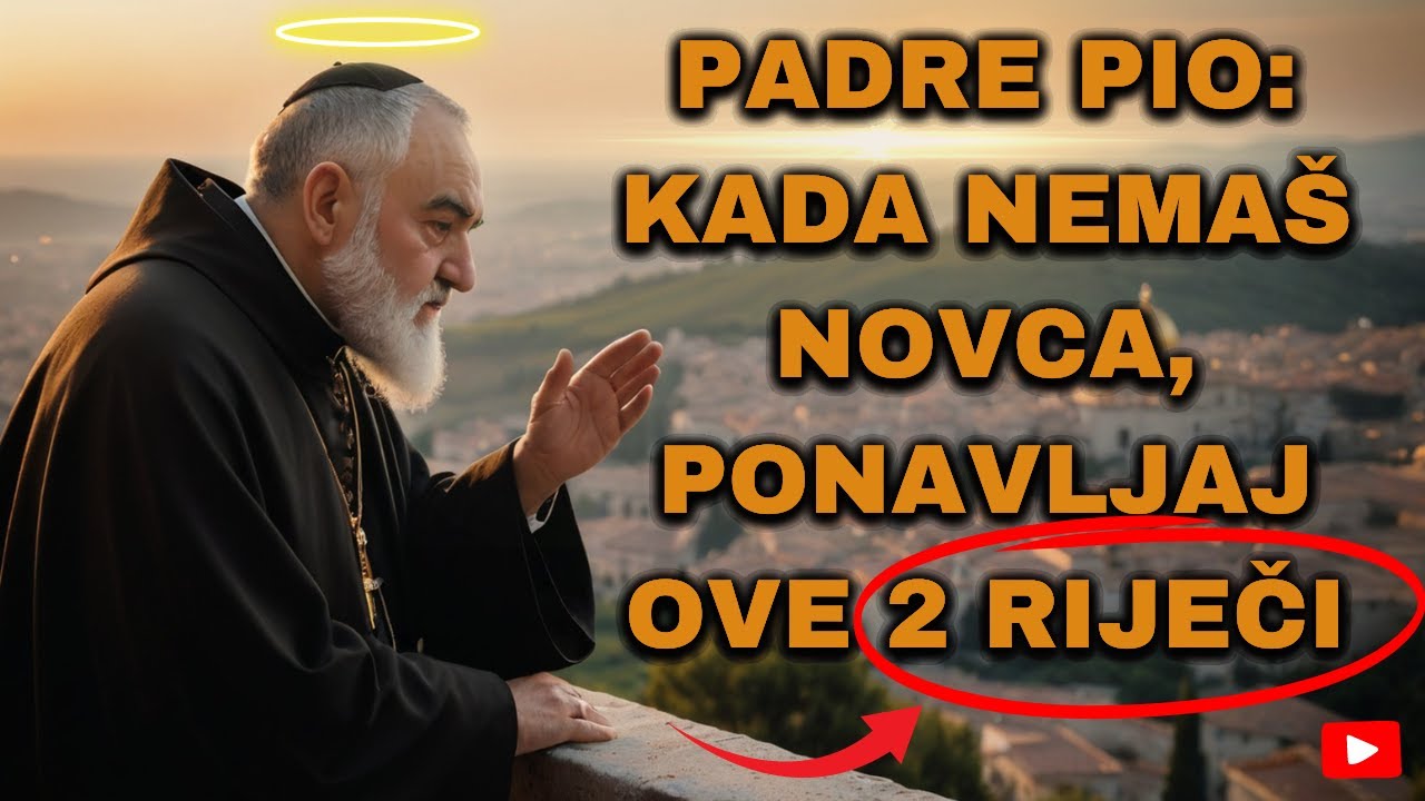 PADRE PIO: KADA NEMAŠ NOVCA, PONAVLJAJ OVE 2 RIJEČI