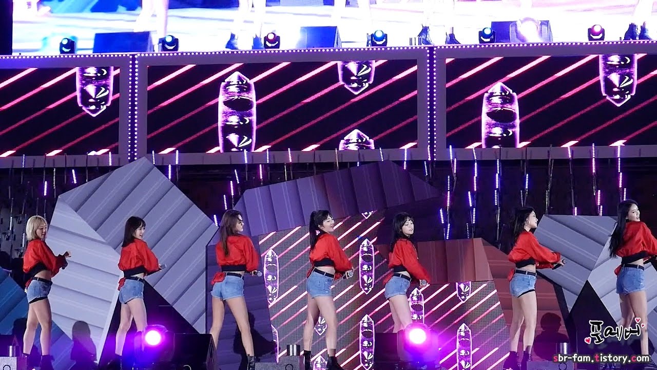 161013 에이오에이(AOA) 사뿐 사뿐 [전국체육대회 폐막식] 직캠 by 포에버