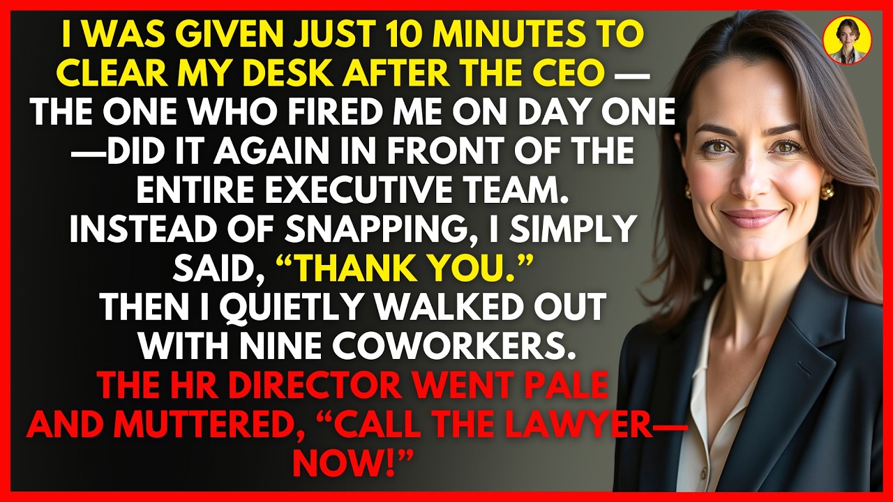 New CEO Fired Me in the Boardroom — 9 Teammates Walked Out With Me… and Took $500M With Them.