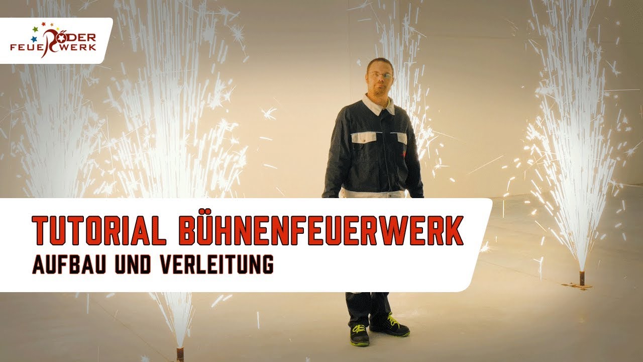 Tutorial - Wie baue ich ein Indoor Feuerwerk auf? Indoor Feuerwerk zünden!