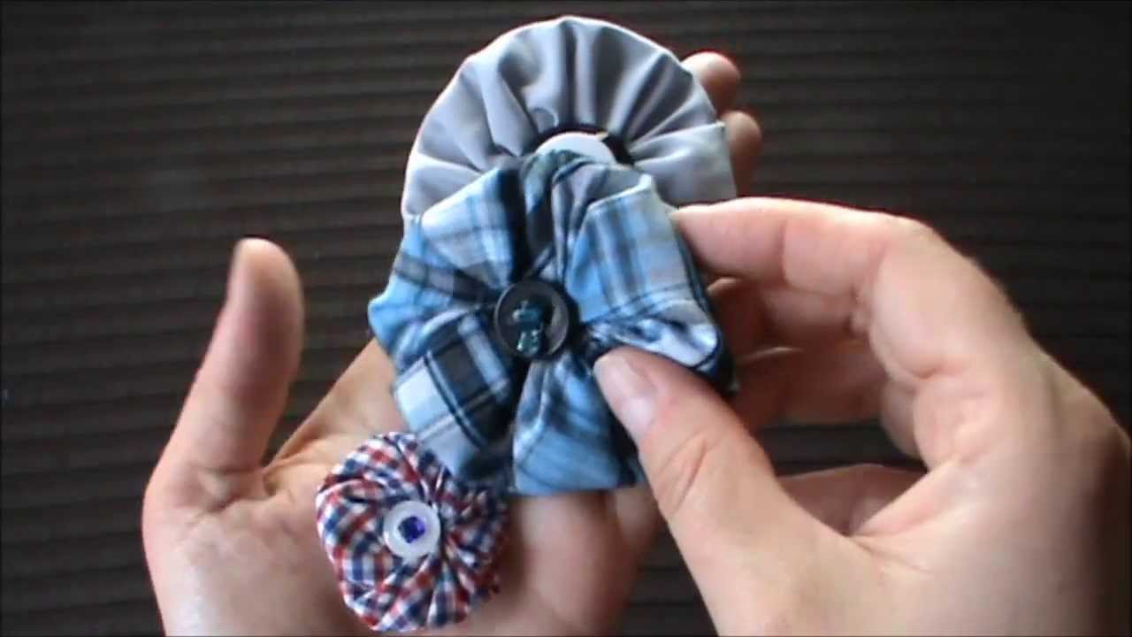 Accessoires selber machen: STOFFBLÜTE