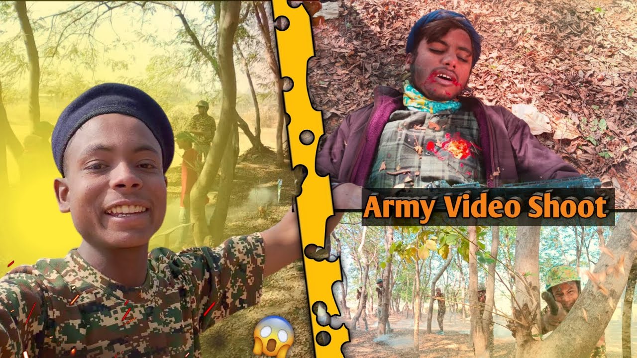 Army Video Shooting 🎥 behind the scene #viral #comedy #shoot #armylife 