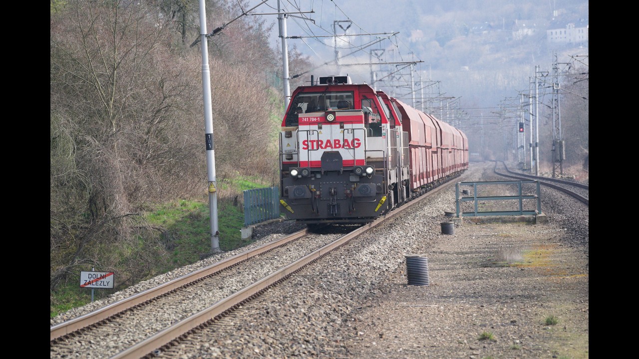Vlaky Dolni Zálezly 10.3.2026