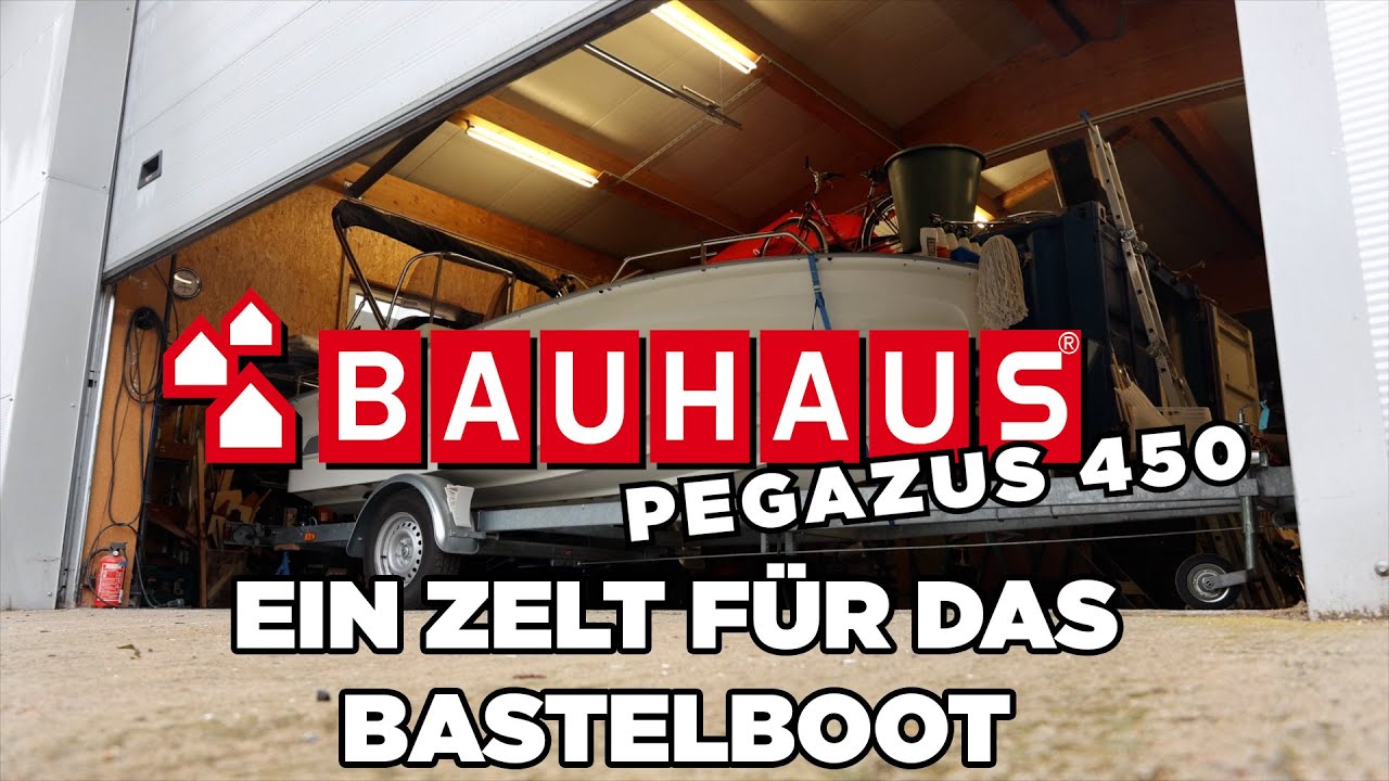 BOOTE TV - Ein Zelt für unser Bastelboot Pegazus 450