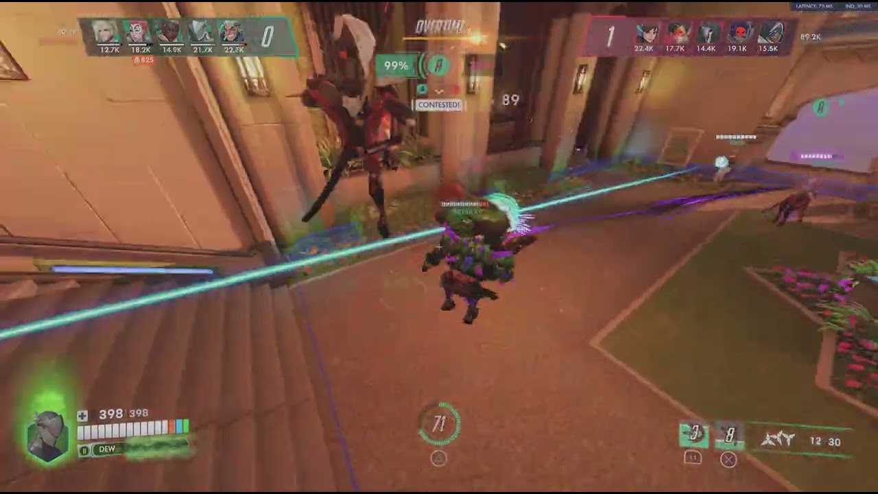 Overwatch genji game 1v9