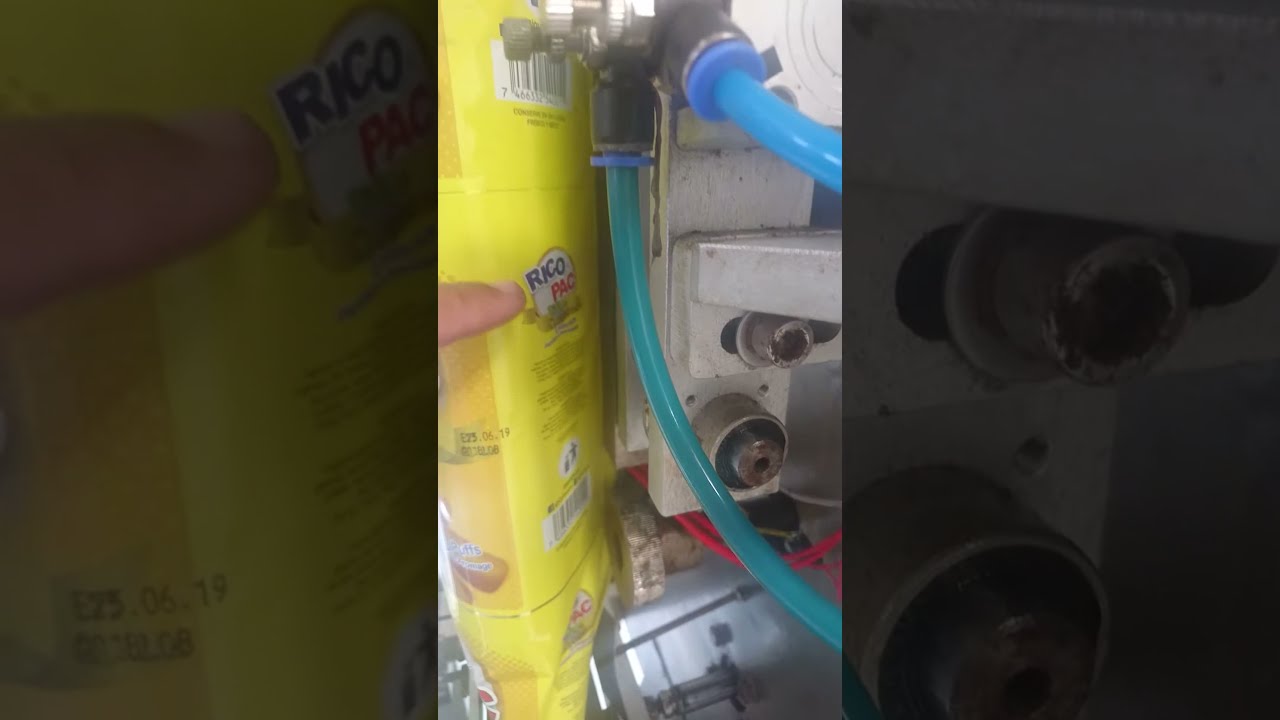Como se empacan los snacks? Maquina empacadora volumetrica disponible en Suparflex.