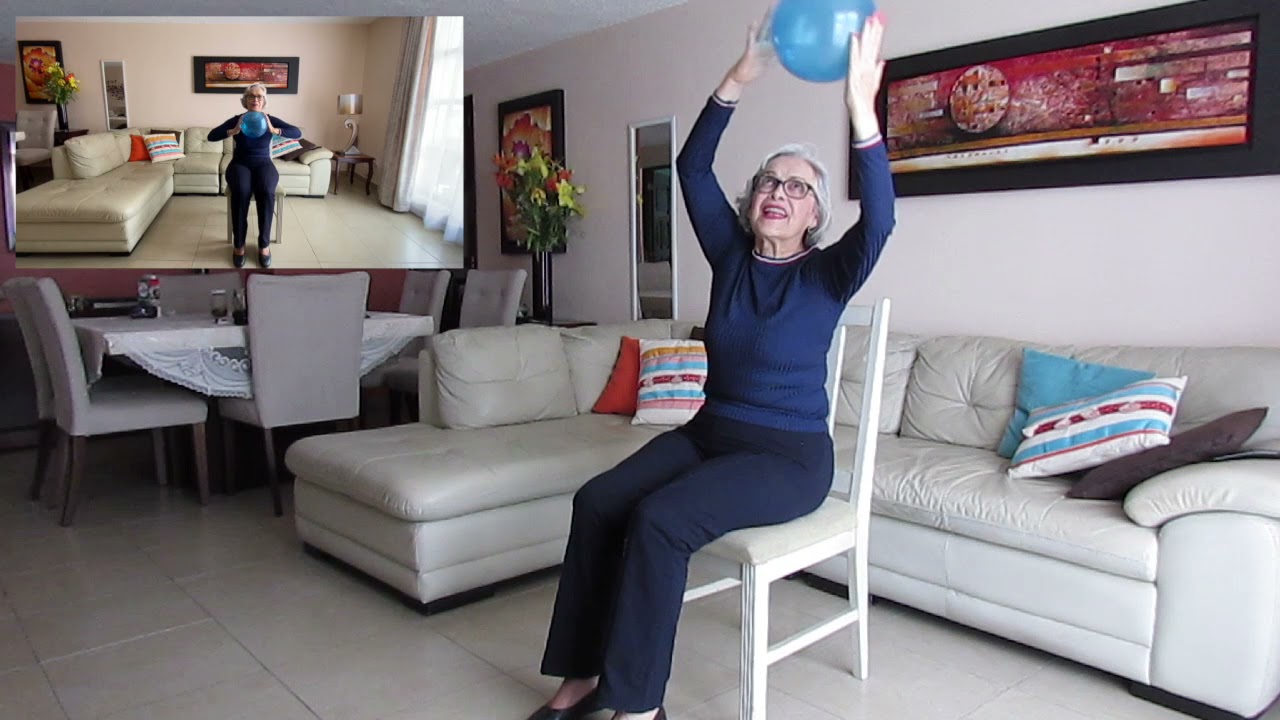 Ejercicios con pelota adultos mayores