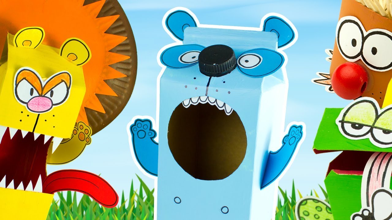 DIY Animal Crafts - 5 Easy to Make Ideas | Box Yourself