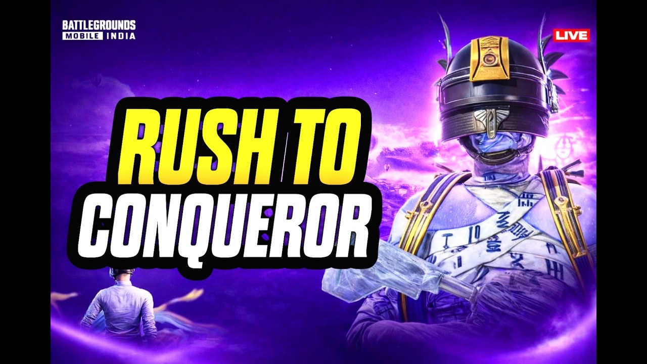 BGMI Live 🔥 Rush To Conqueror | Rank Push #shortsfeed #live #bgmi #bgmilive #pubgmobile