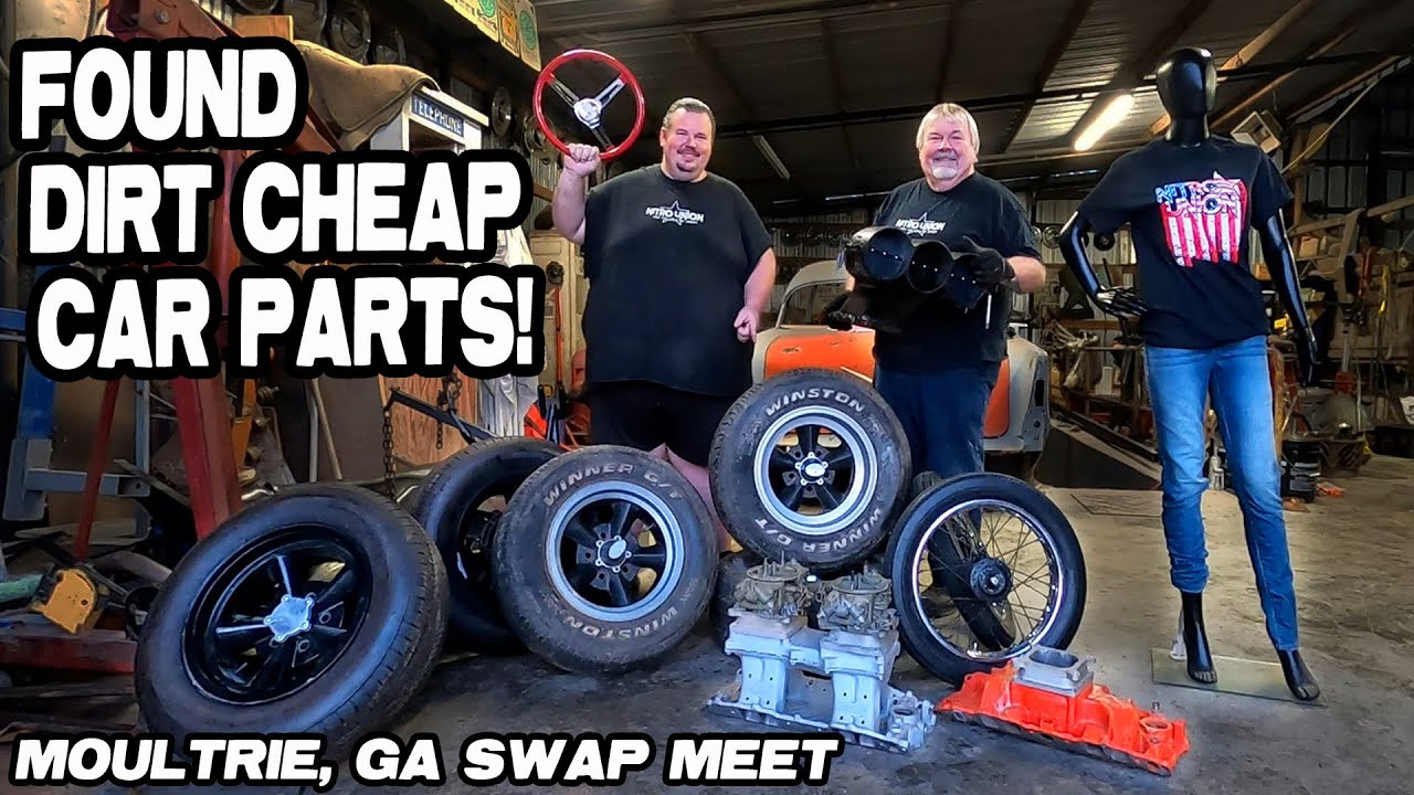 We travel to Georgia in search of hot rod treasure at a huge automotive swap meet & find cool stuff!