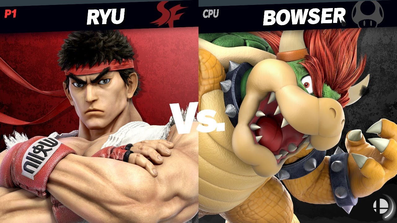 Super Smash Bros. Ultimate (Ryu Vs. Bowser)