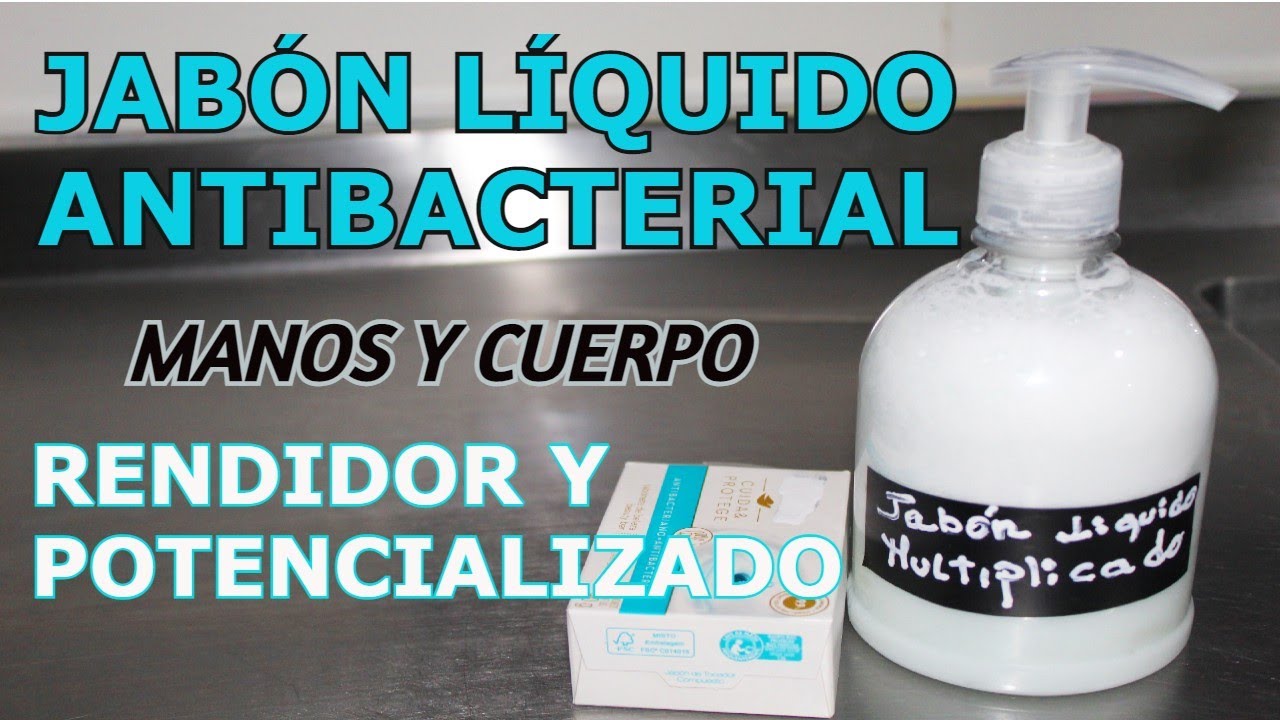✅Cómo hacer JABÓN LÍQUIDO DE MANOS Y CUERPO con una barra de jabón / Dulce y Natural.