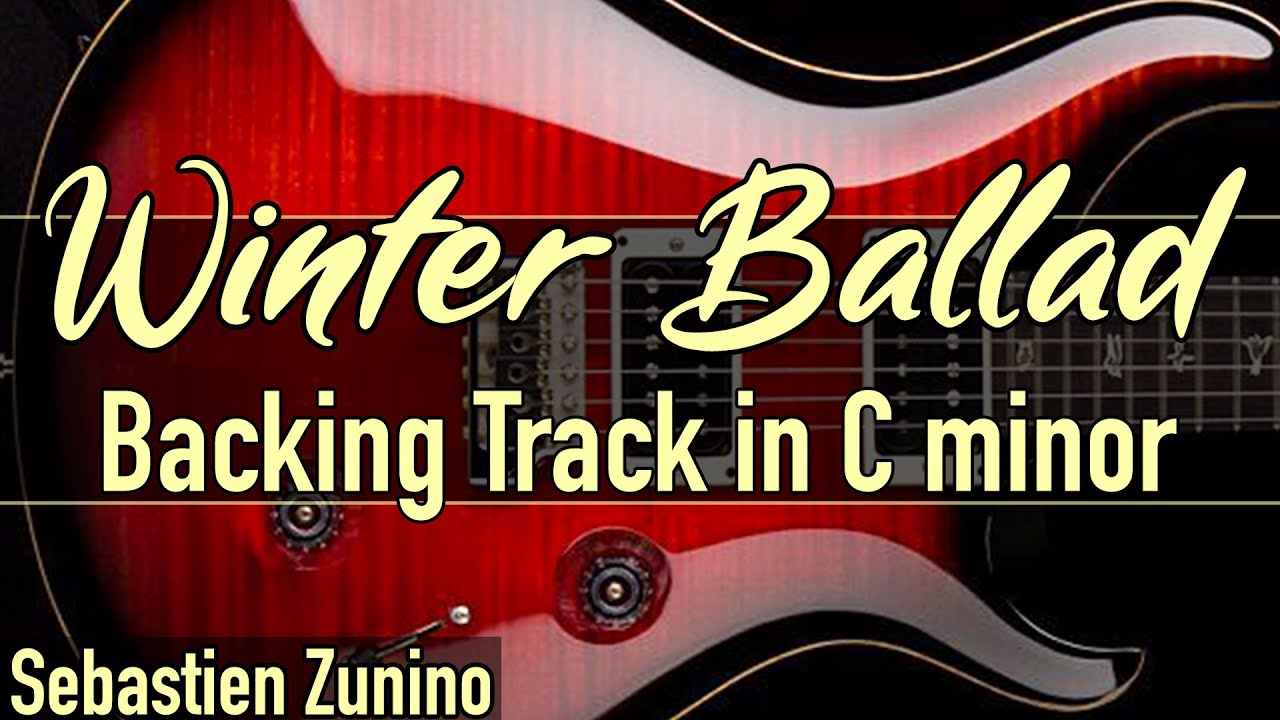 Wintertime Bluesy Ballad Backing Track in C minor | SZBT 940