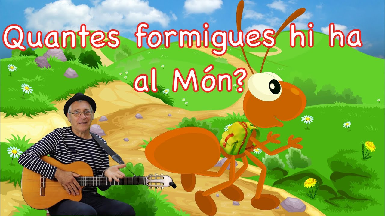 LES FORMIGUES -Videos educatius - Jordi Tonietti - Cançons per a infants en Català- 1-2-3-4-5