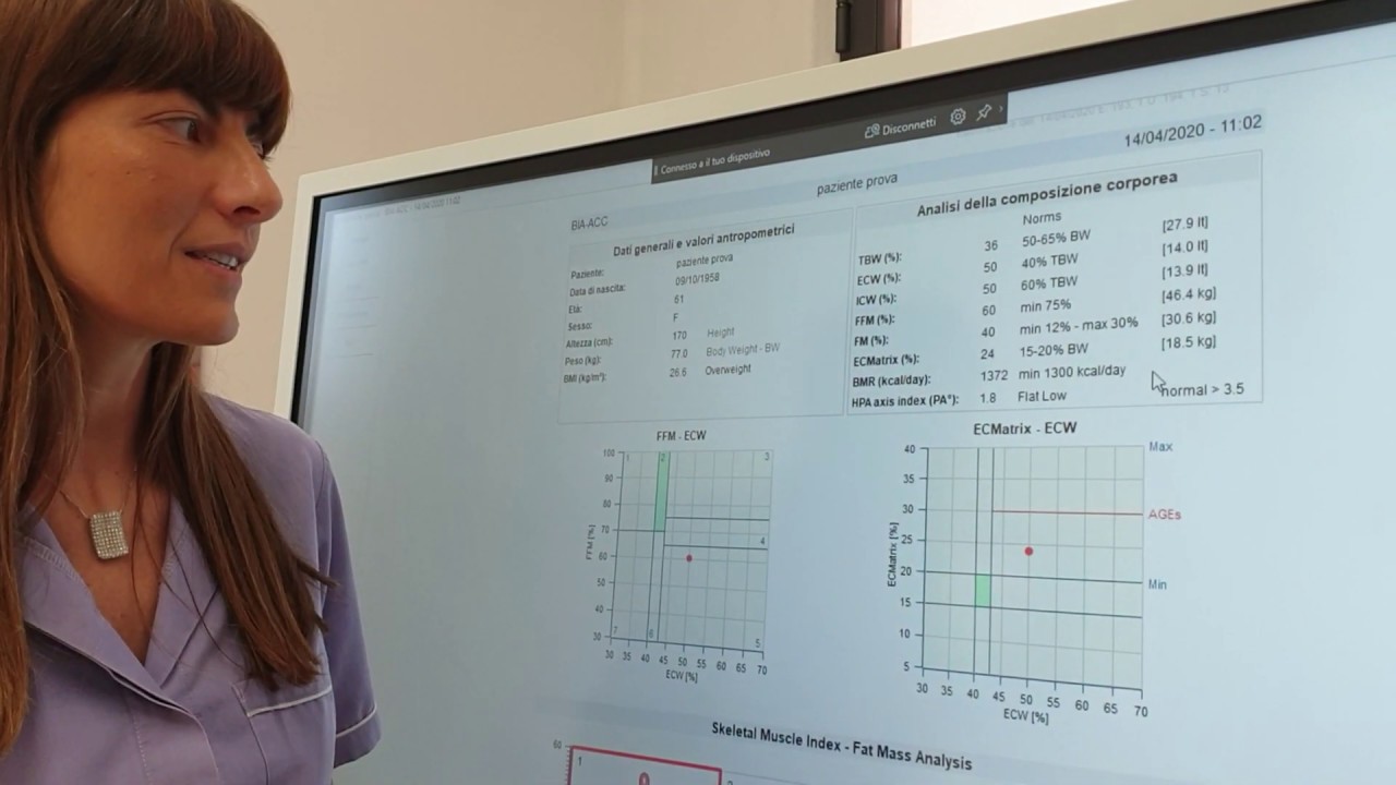 VISITA DAL NUTRIZIONISTA (parte 2): Capire la COMPOSIZIONE CORPOREA con il TEST BIA