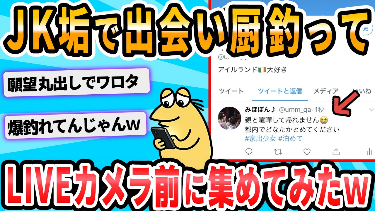 【2ch面白いスレ】Twitterで出会い厨釣ろうずｗｗｗｗｗｗ