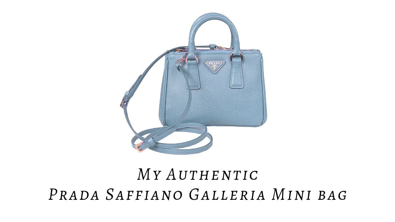 PRADA 🎀 Saffiano Galleria Mini Authentic Bag