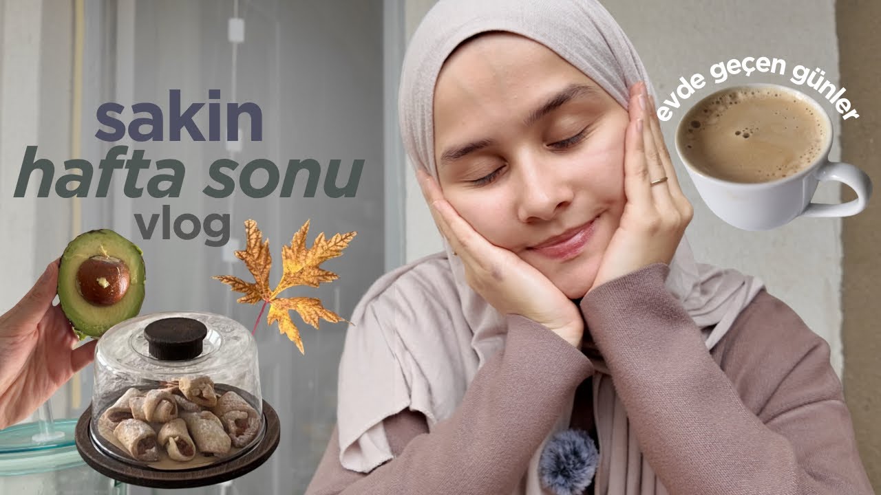 kahve önerisi, cilt bakımım, sevdiğim atıştırmalık, sakin hafta sonu | vlog