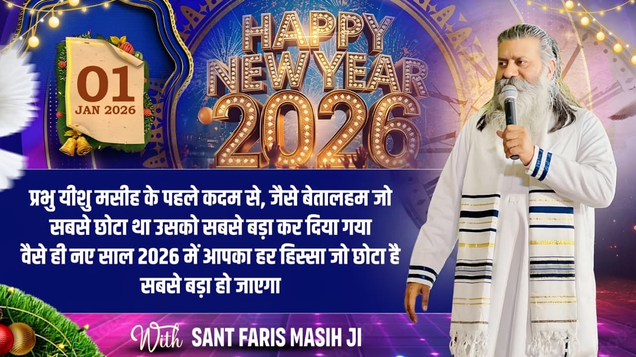 New Year Celebration 2026 || Sant Faris Masih Ji ||