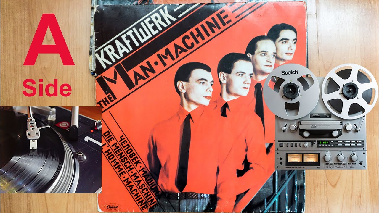 Kraftwerk ‎– The Man Machine 1978 (A side) [full vinyl album]