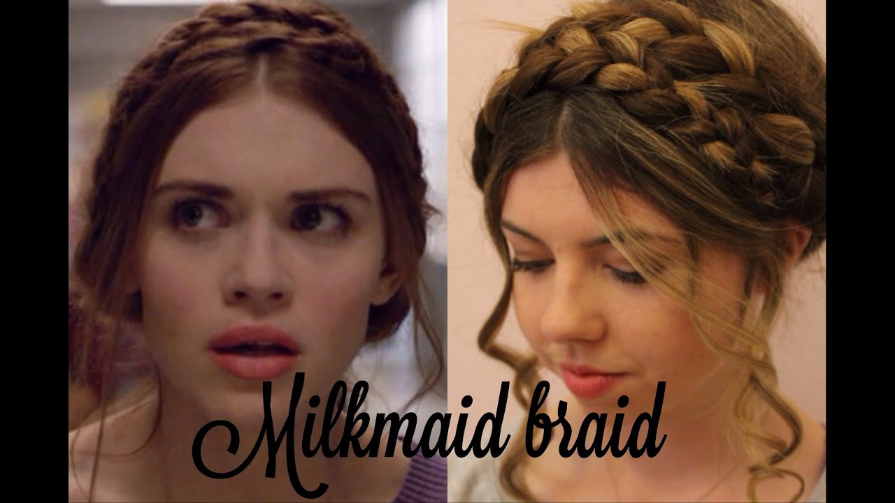 Lydia's milkmaid braid hair tutorial