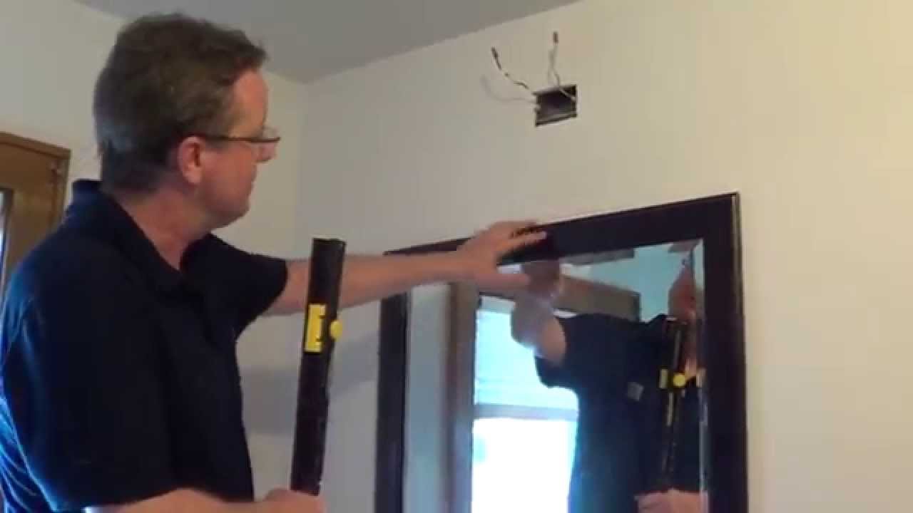 How to Hang a Heavy Mirror - Mirror Hanging Tool
