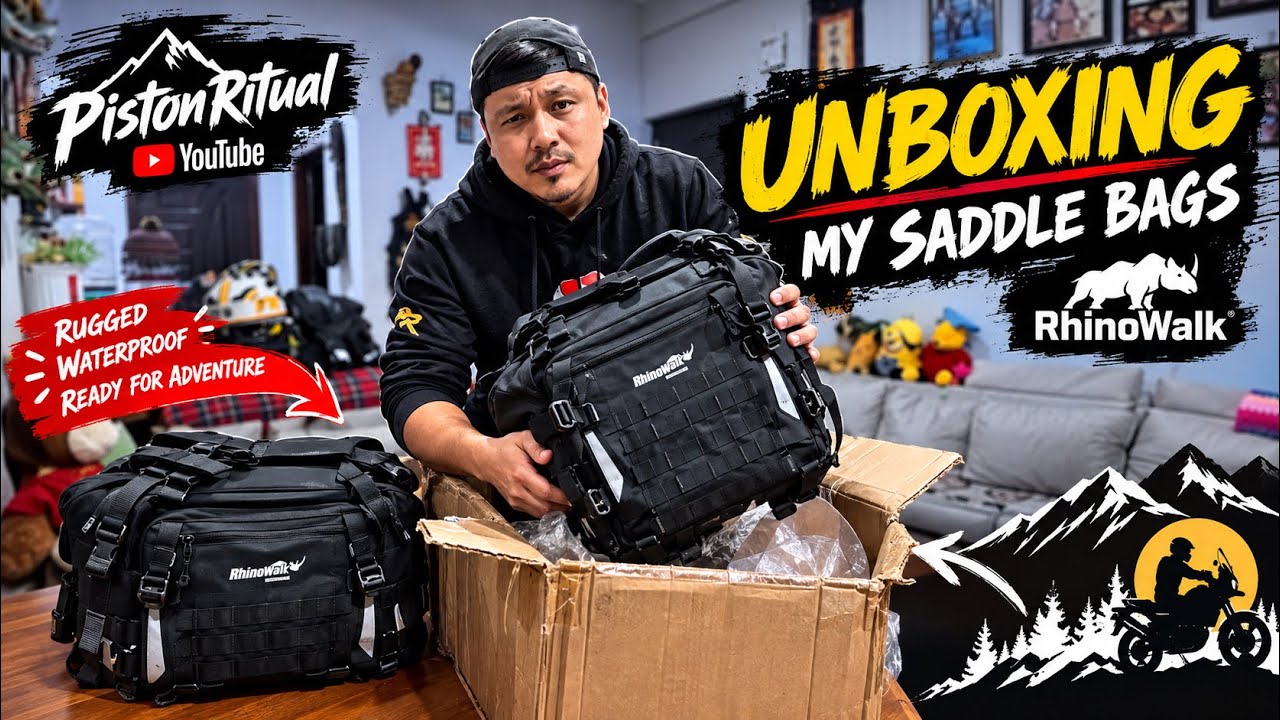 Unboxing My New Saddle Bags | RhinoWalk 